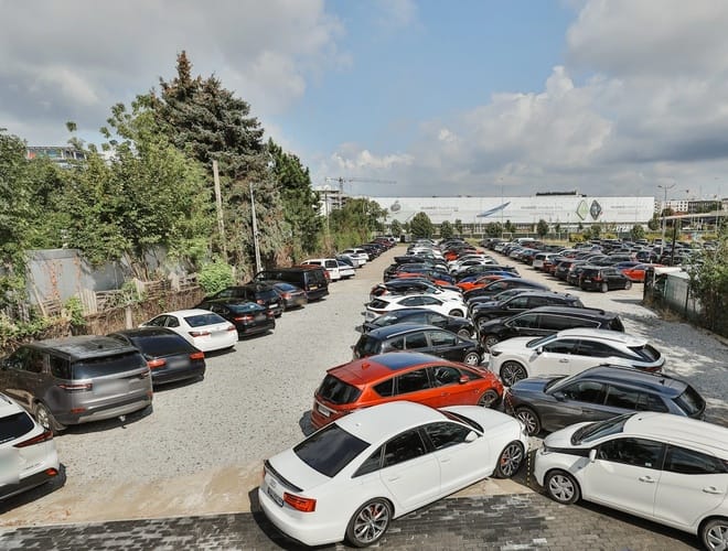 Smart Supreme Parking - widok parkingu lotnisko Warszawa-Chopina