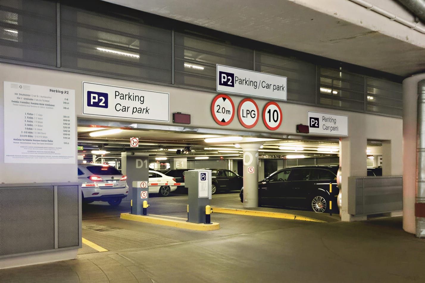 Oficjalny Parking Lotniska P2 - zdjęcie parkingu