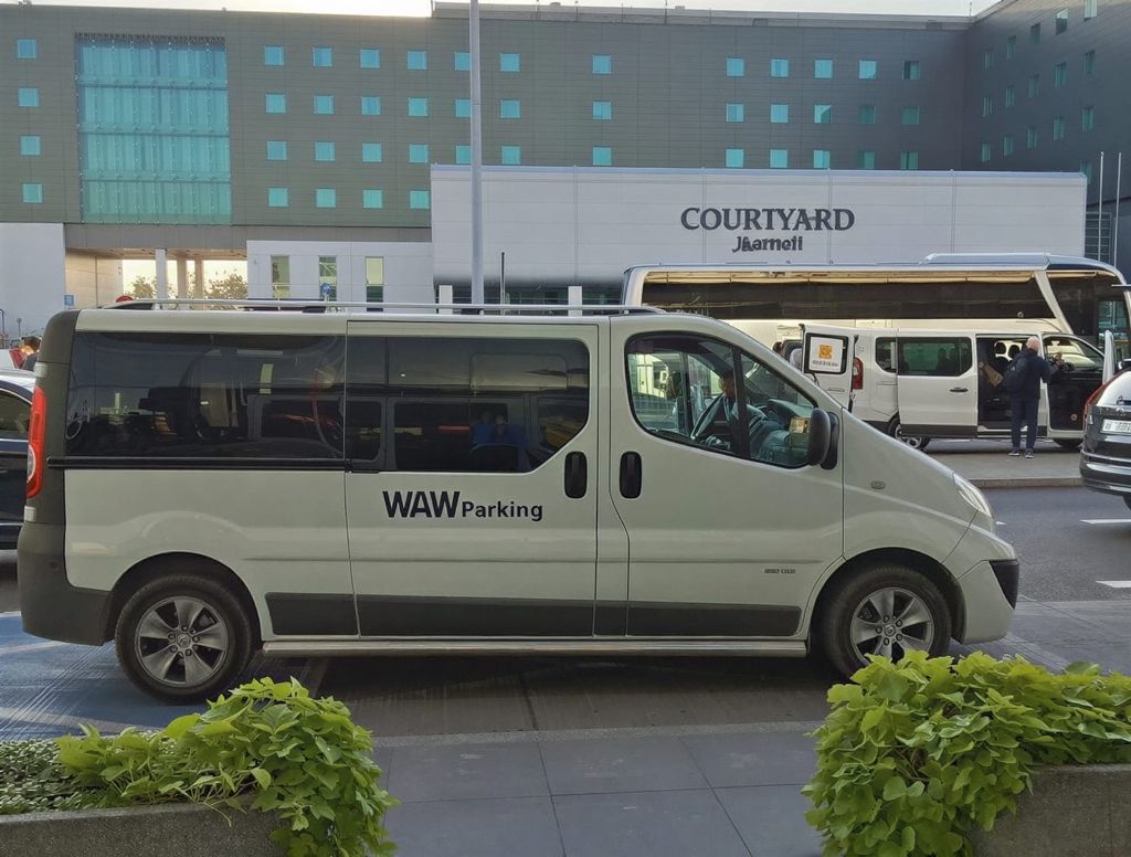 WAW Parking - widok parkingu lotnisko Warszawa-Chopina